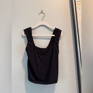 Aerie Smoothez Black Tank Top Size S!